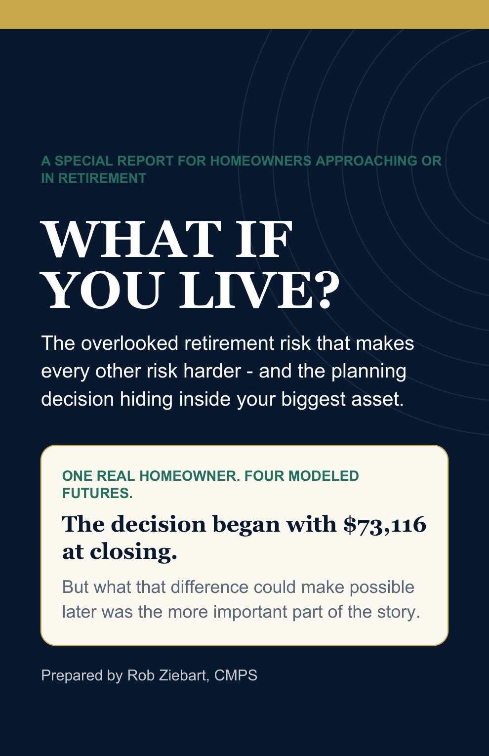 Cover of the What If You Live retirement report